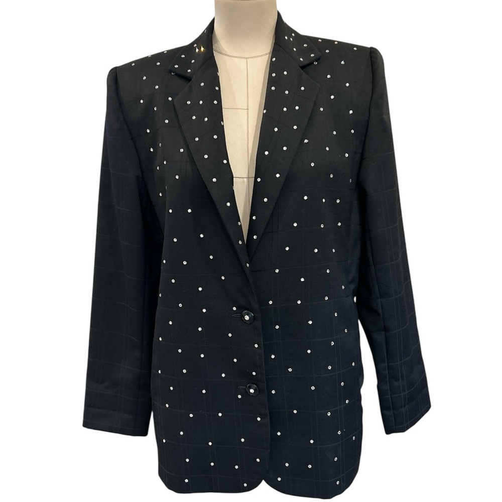 80’s Criscione rhinestone studded blazer